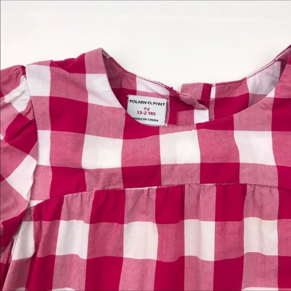 Polarn O. Pyret Buffalo Check Party Dress - Picture 6 of 11
